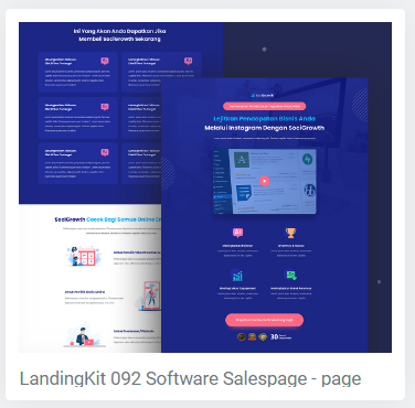 92 – Software Salespage